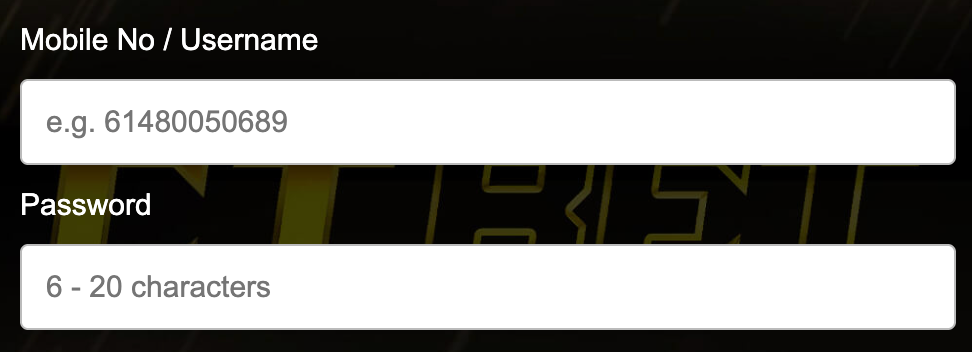 Login